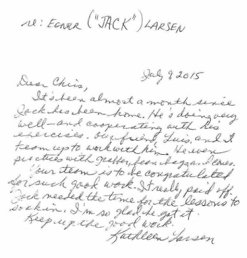 Testimonial 7 | Sunnyside Nursing and Post-Acute Care