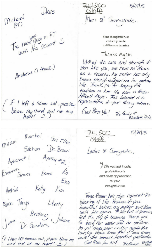 Testimonial 5 | Sunnyside Nursing and Post-Acute Care