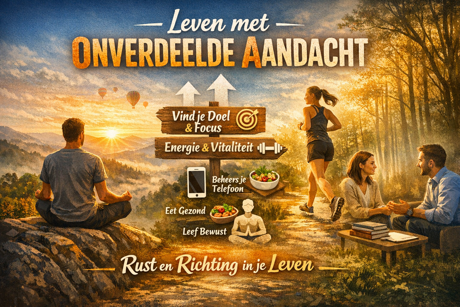 Leven met onverdeelde aandacht – focus, energie en rust in het leven