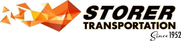 A logo for storer transportation is shown on a white background