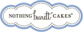 The logo for nothing bundt cakes is a cloud with the words `` nothing bundt cakes '' written on it.