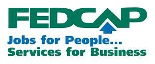 Fedcap's company logo - jobs for people, services for business.