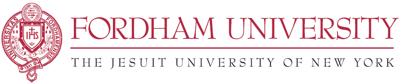 Fordham University's logo - the Jesuit university of New York.