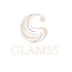Logo di GLAM55, salone unisex di parrucchieri ed estetica a Torino.