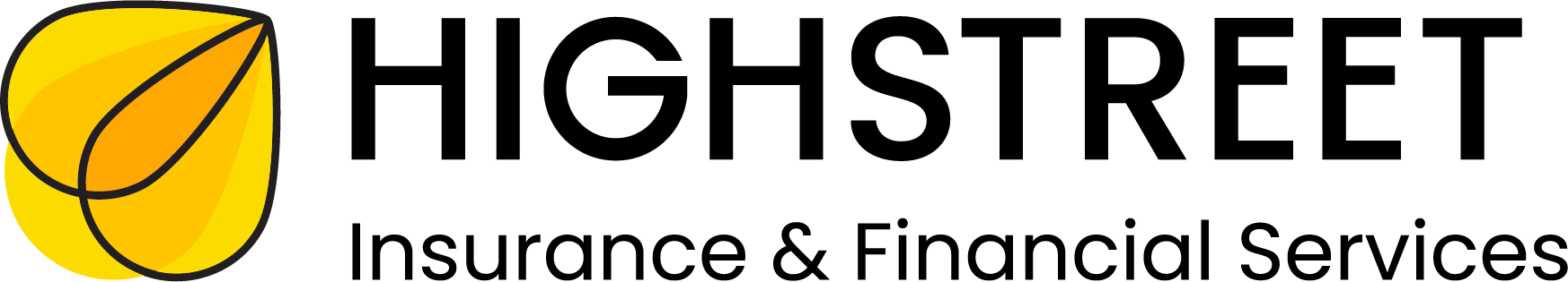 A logo for high street insurance and financial services