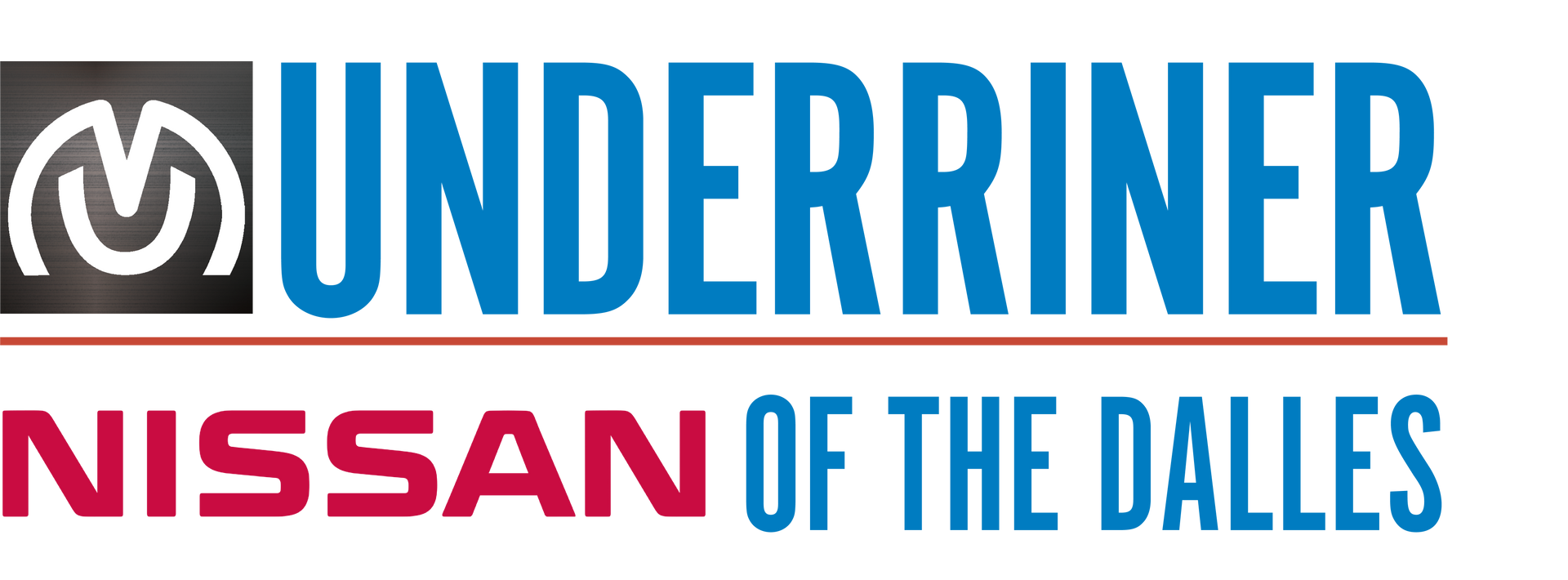 A logo for underriner nissan of the dallas