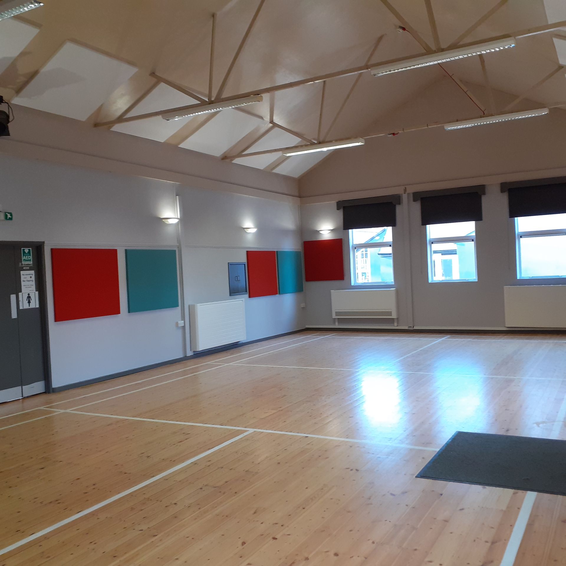 Village hall acoustic panels