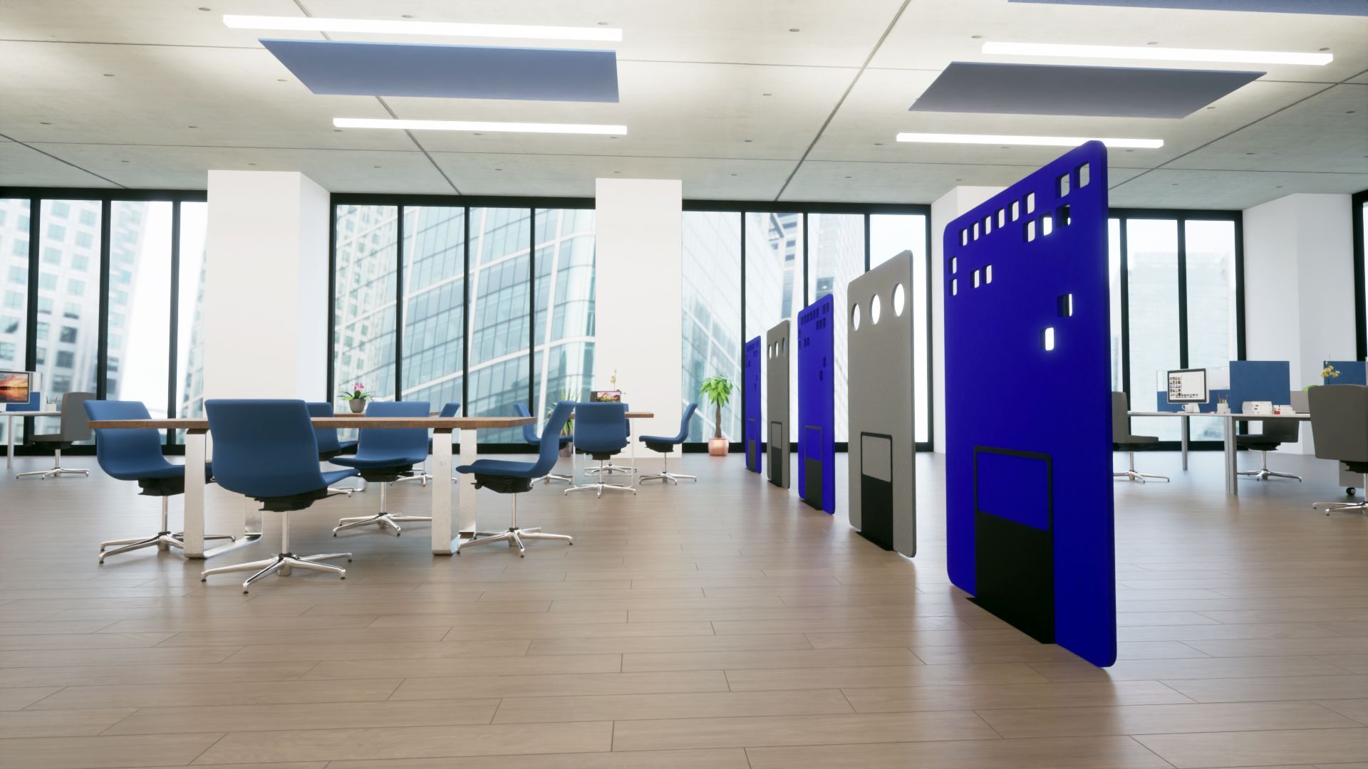 ProSound Acoustic Ceiling Rafts in a church