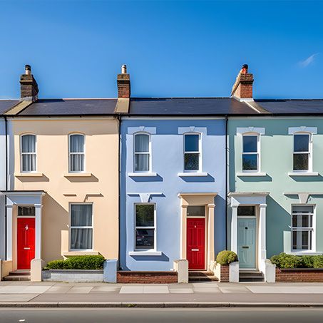 Row of terraced houses