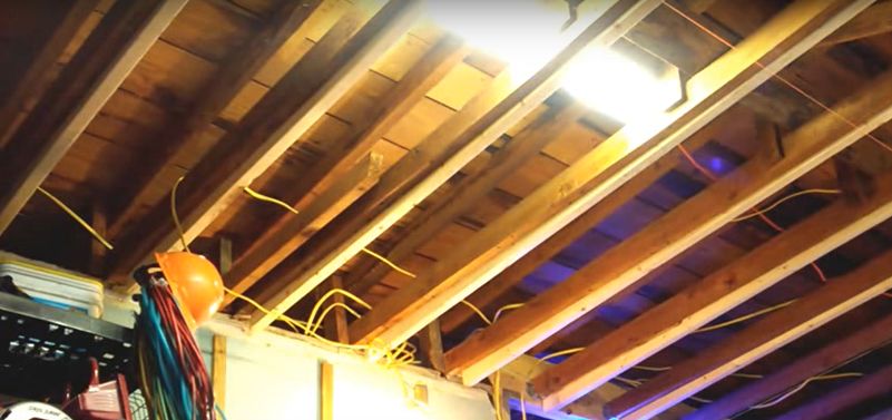 Soundproofing Ceiling Secondary Joists to level joists