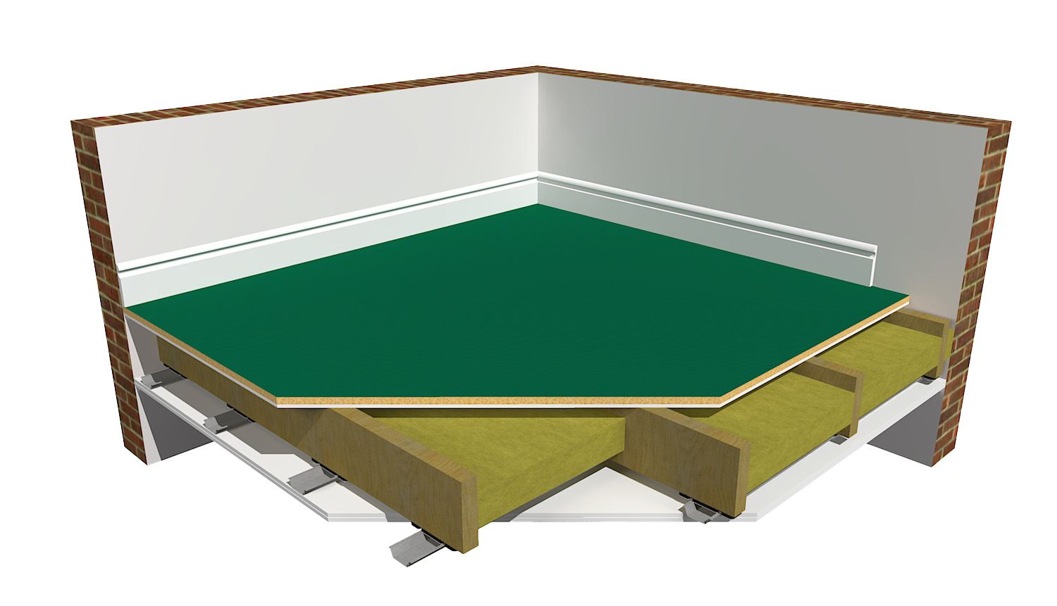 SoundDeck 32mm direct to joist floor soundproofing