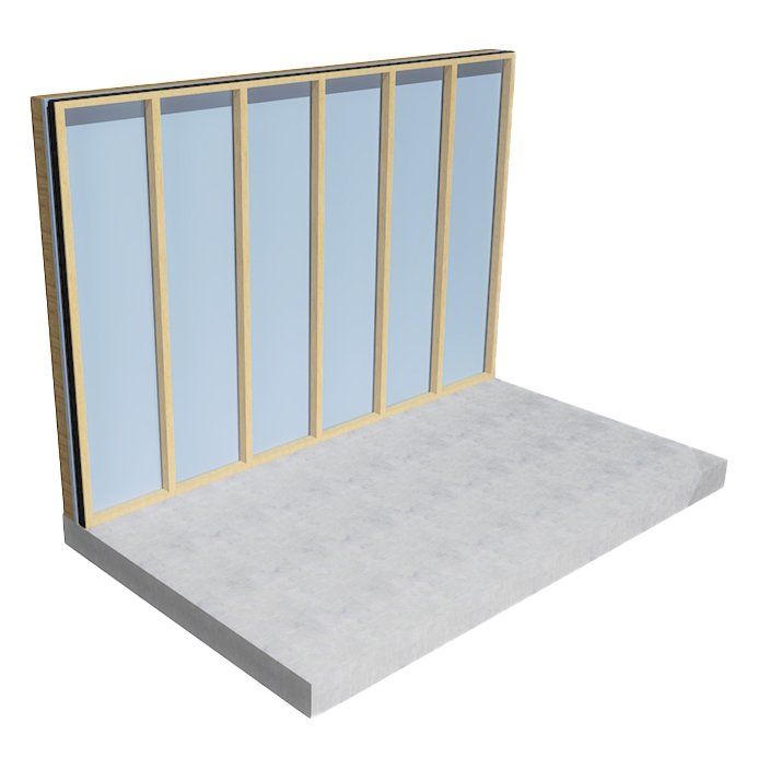 Soundproofing Store - Timber garden room soundproofing step 4, second frame