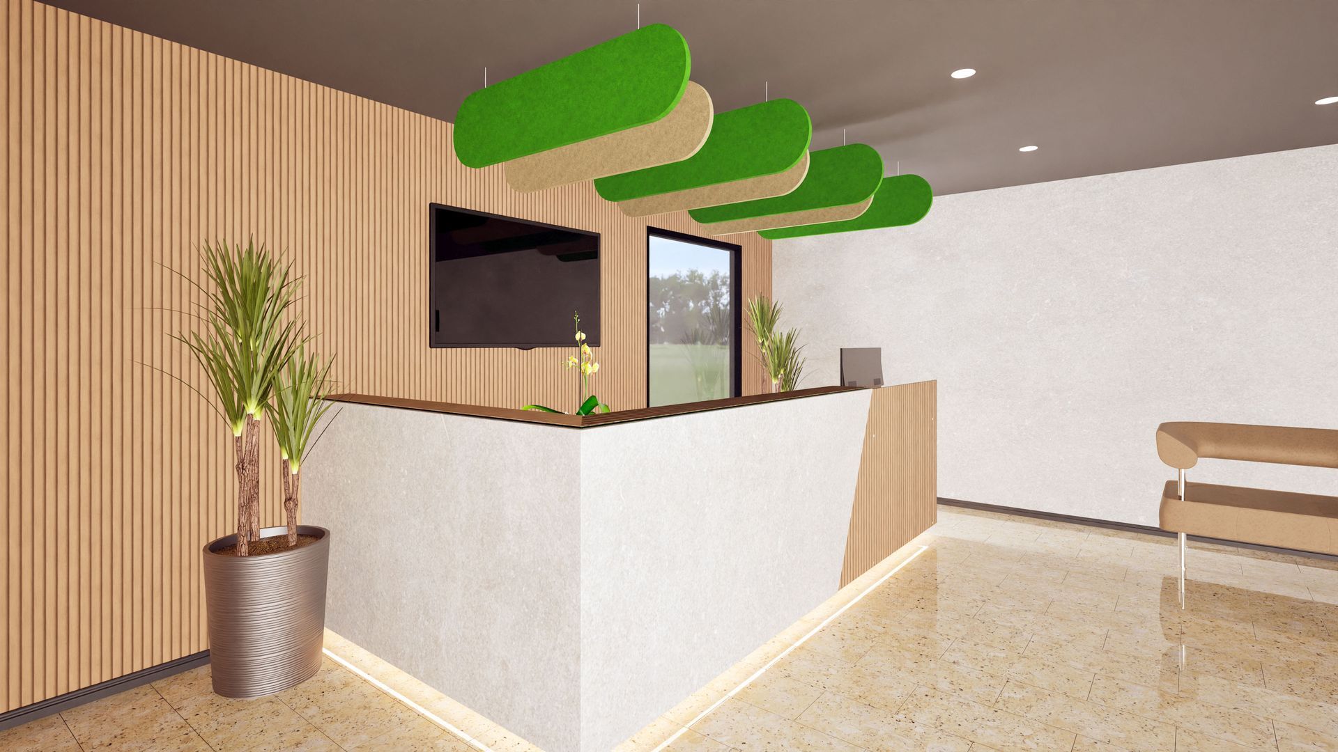 ProSound Ceiling Rafts in a bar