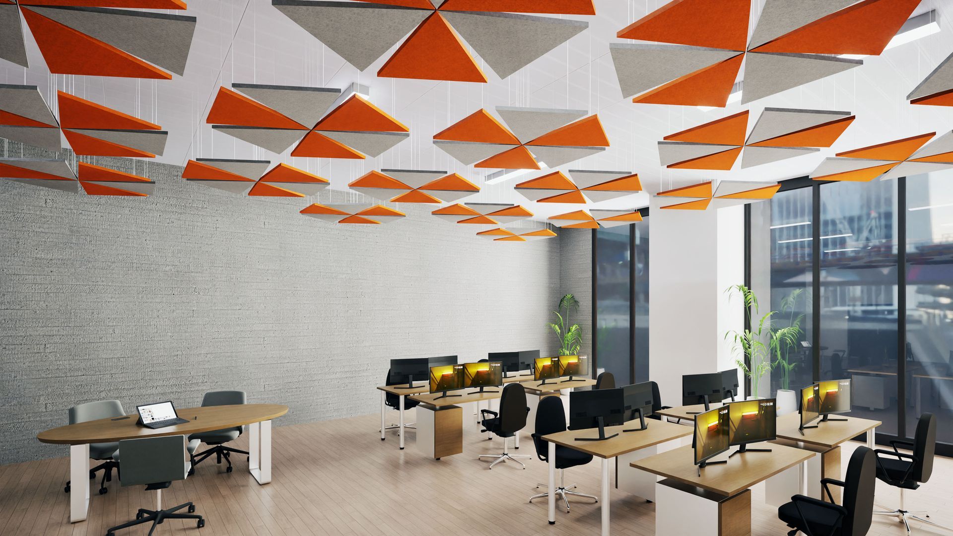 ProSound Acoustic Ceiling Rafts in a church