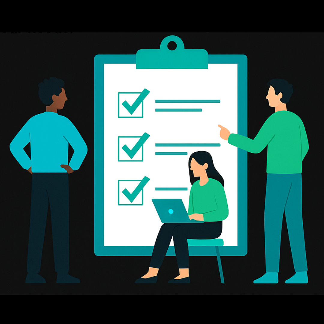 Business owners planning a loyalty program with a strategist in a modern workspace.