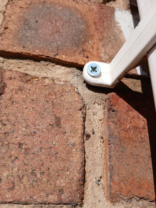 Adding new screws to gutter brackets