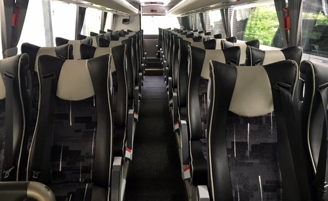 Our Executive 34 Seat Midi-Coach interior