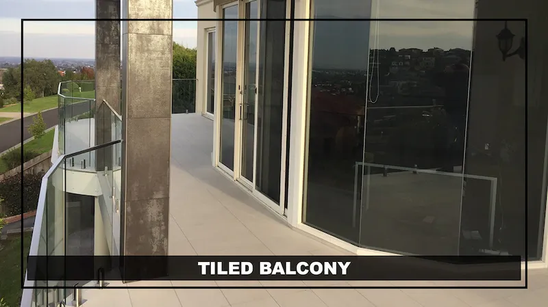 Tiled Balcony