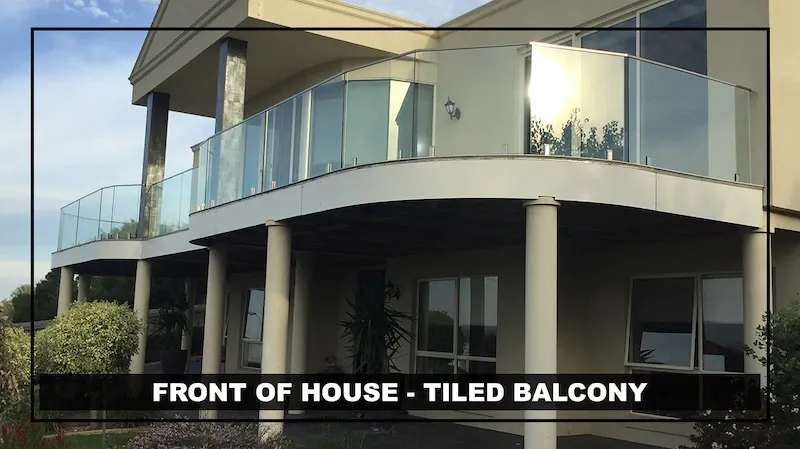 Front House Tiled Balcony