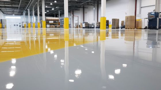 An image of  Commercial Epoxy Flooring solutions in Holly Springs, NC