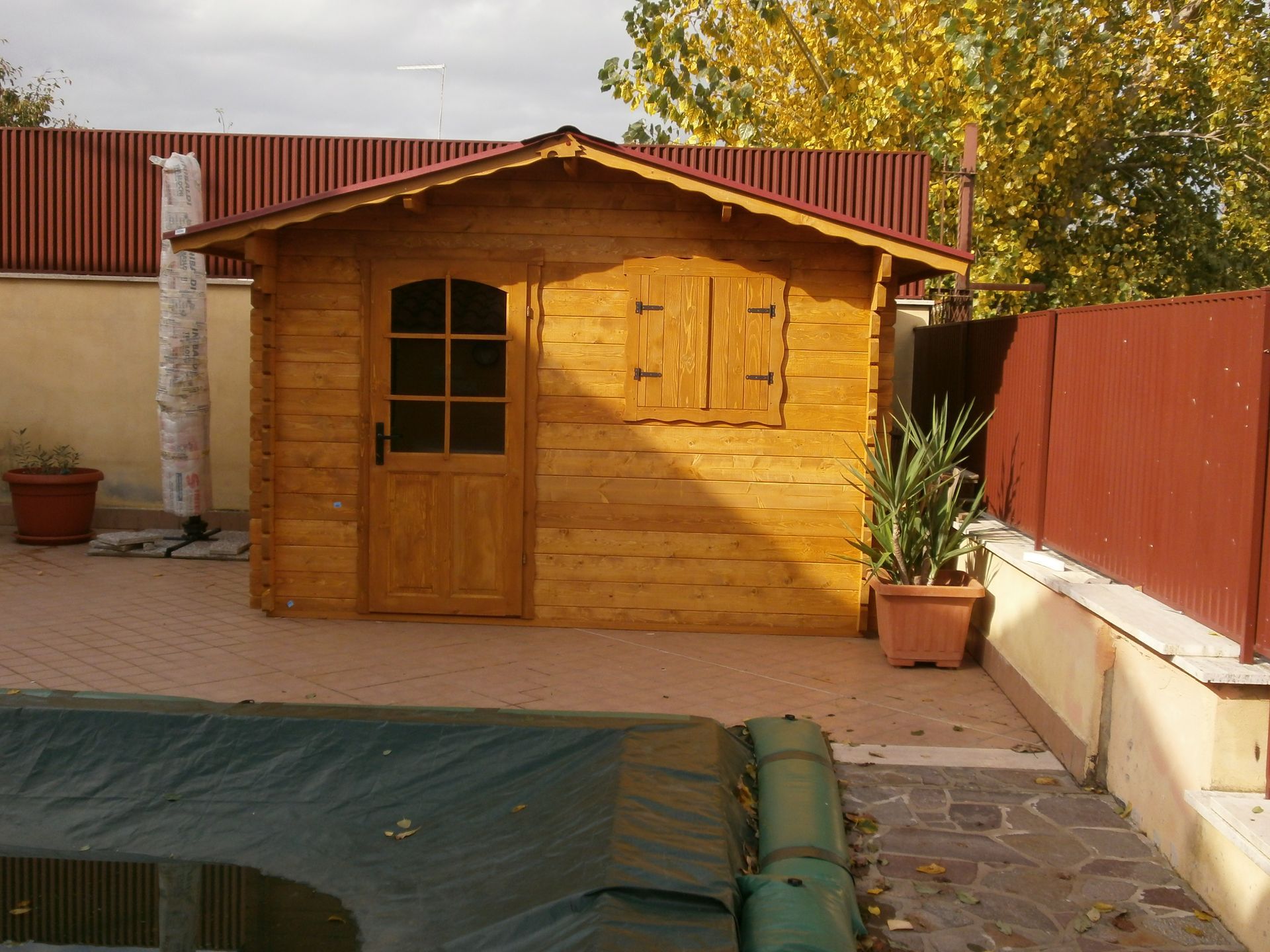 casetta in legno giardino