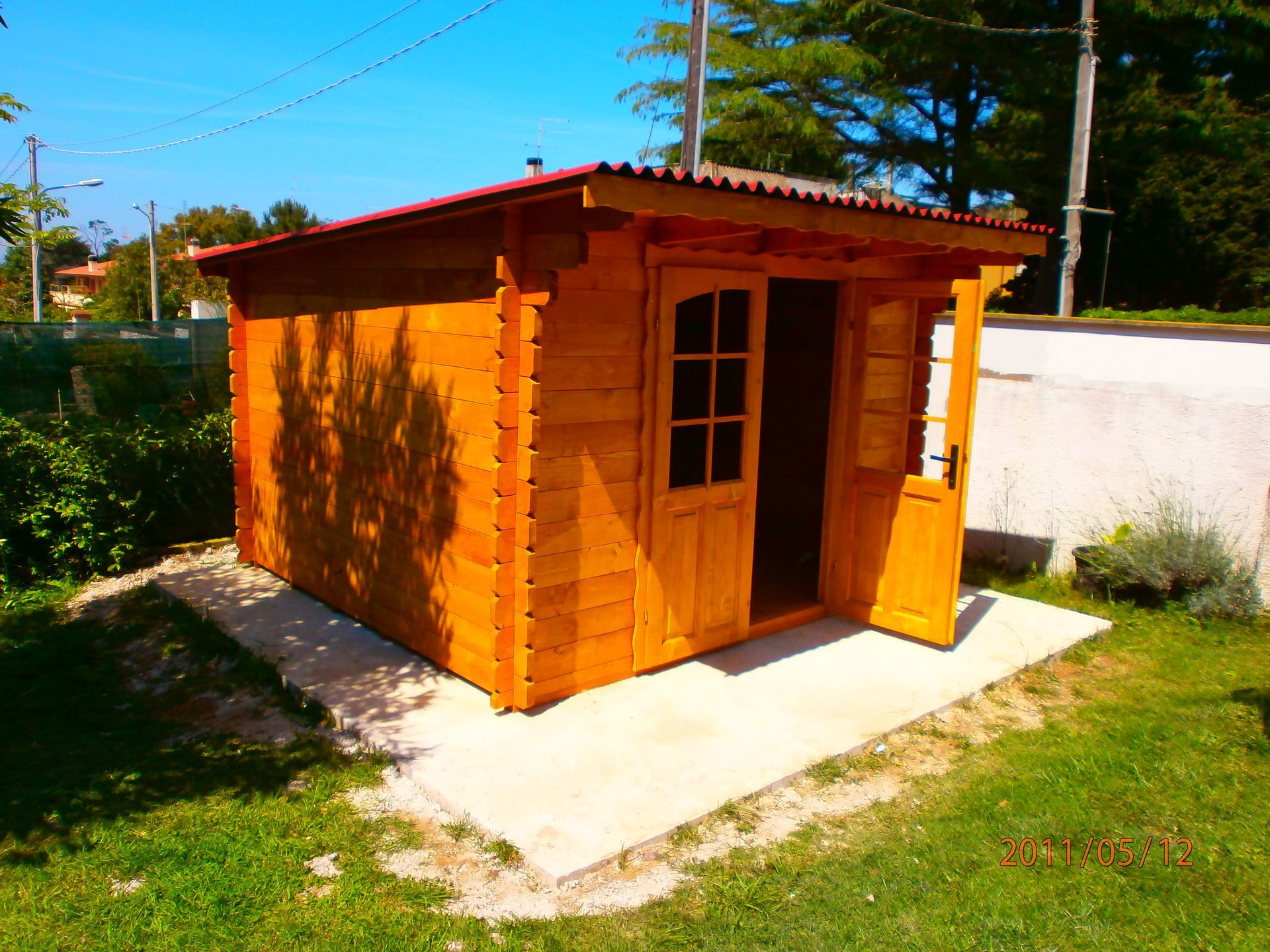 casetta in legno giardino