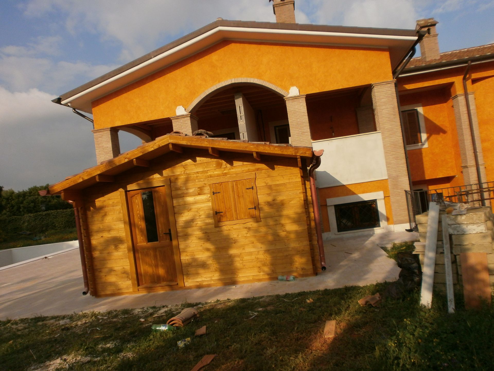 casetta in legno giardino