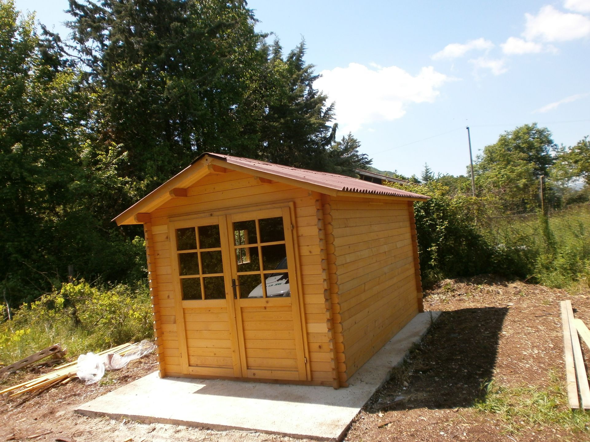 casetta in legno giardino