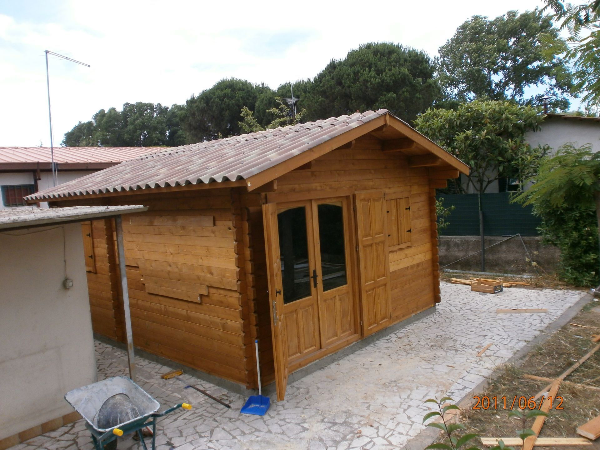 casetta in legno giardino