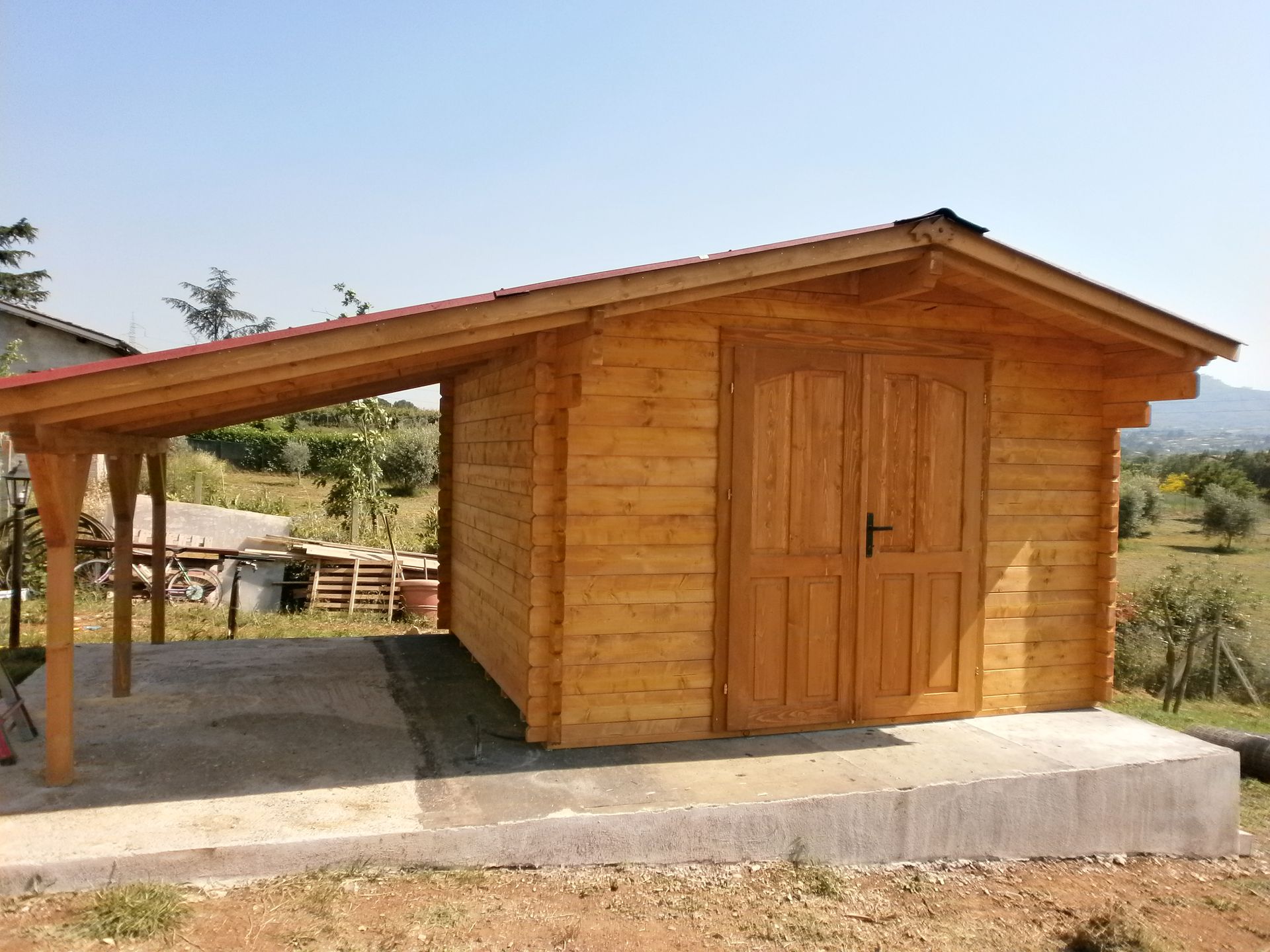 casetta in legno giardino