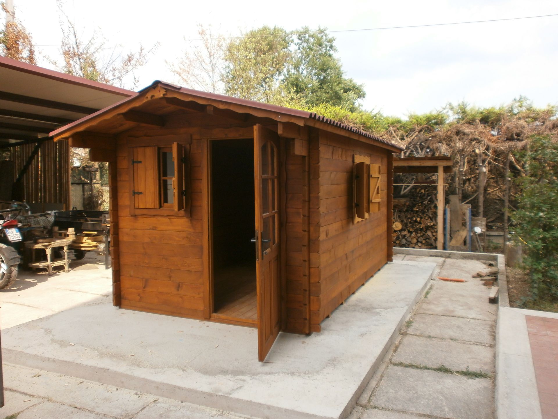 casetta in legno giardino