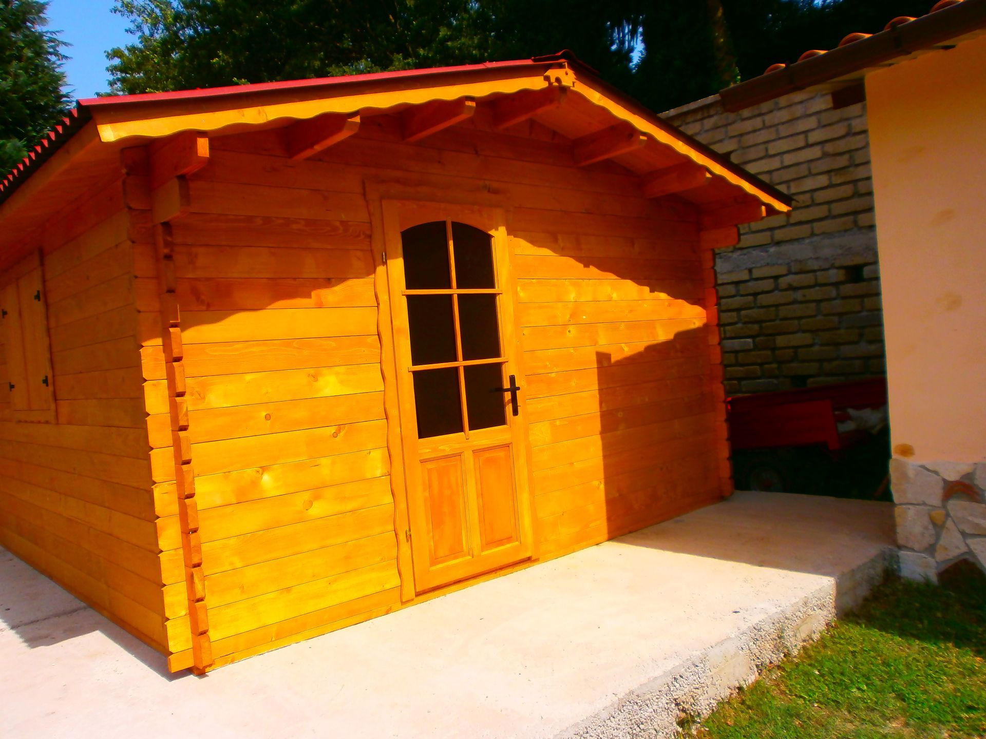 casetta in legno giardino