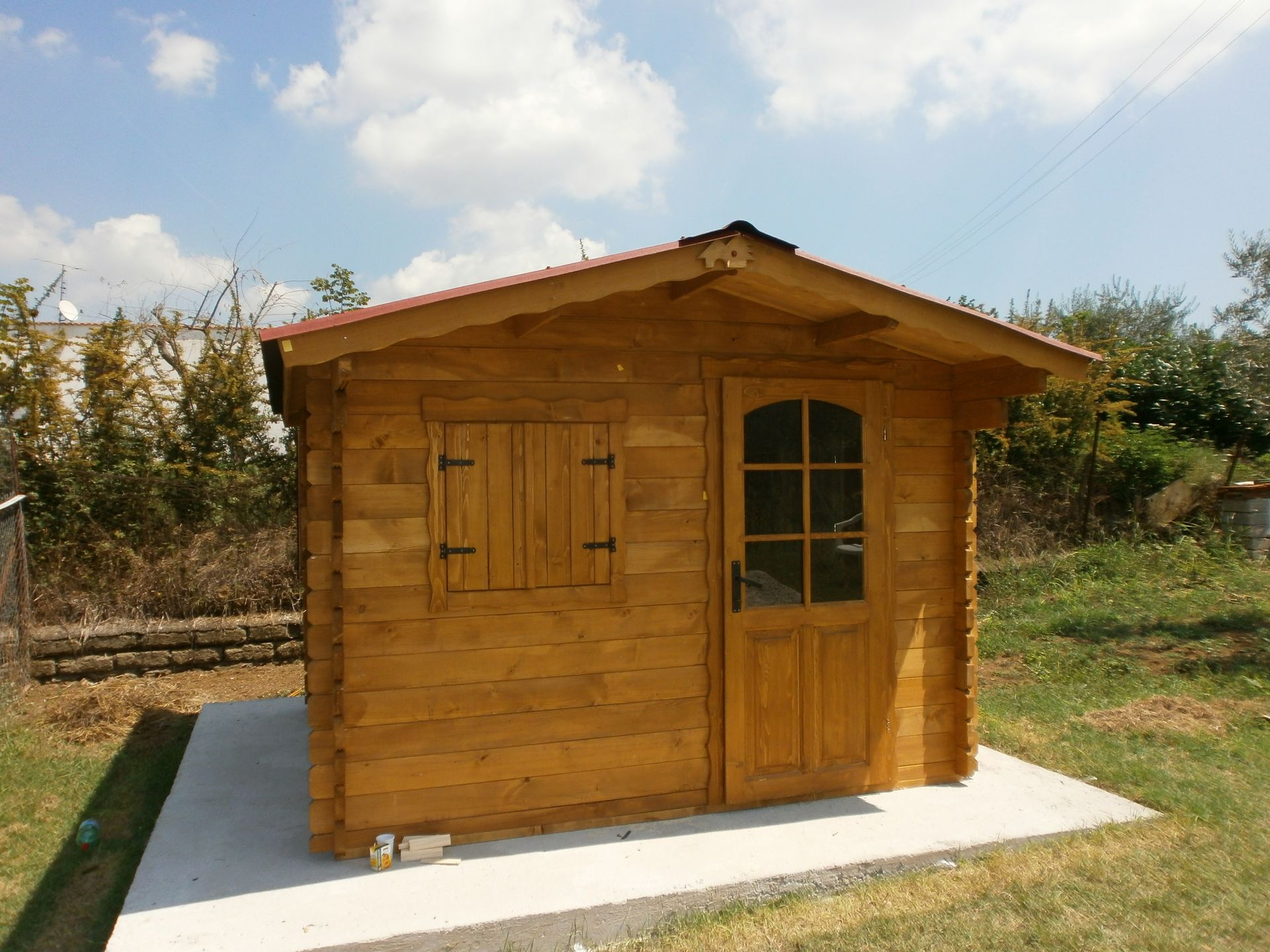 casetta in legno giardino