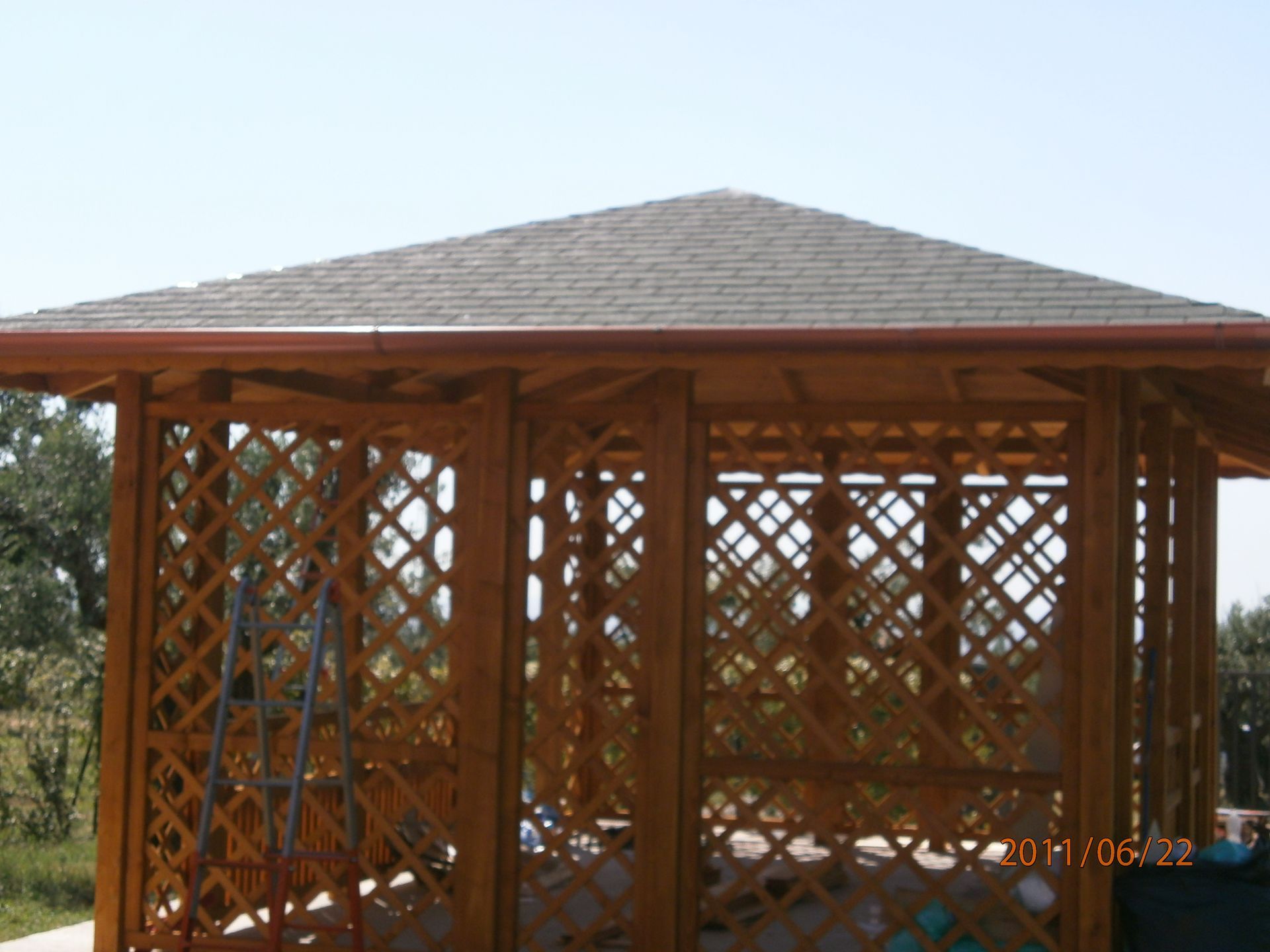 gazebo in legno