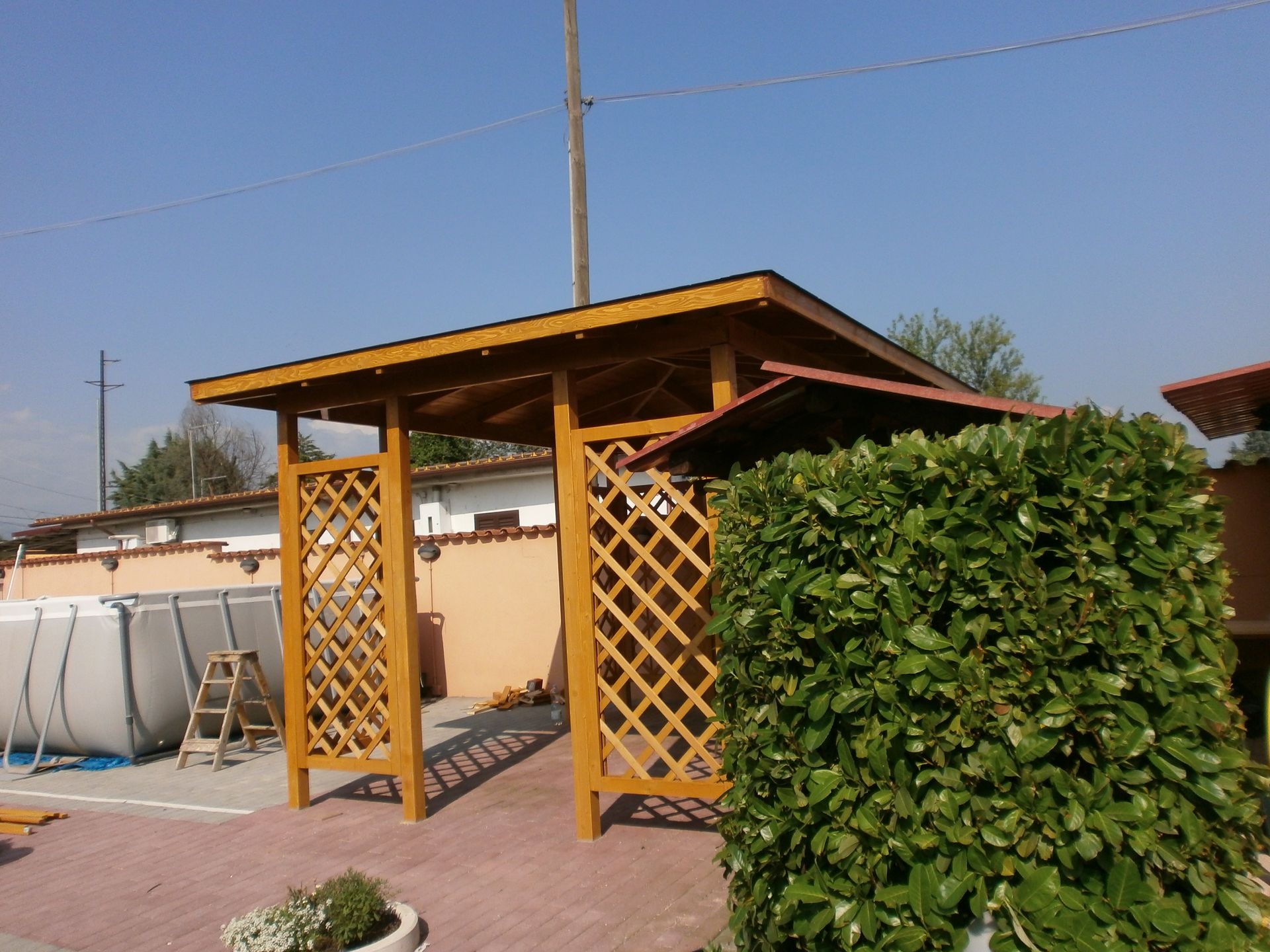 gazebo in legno