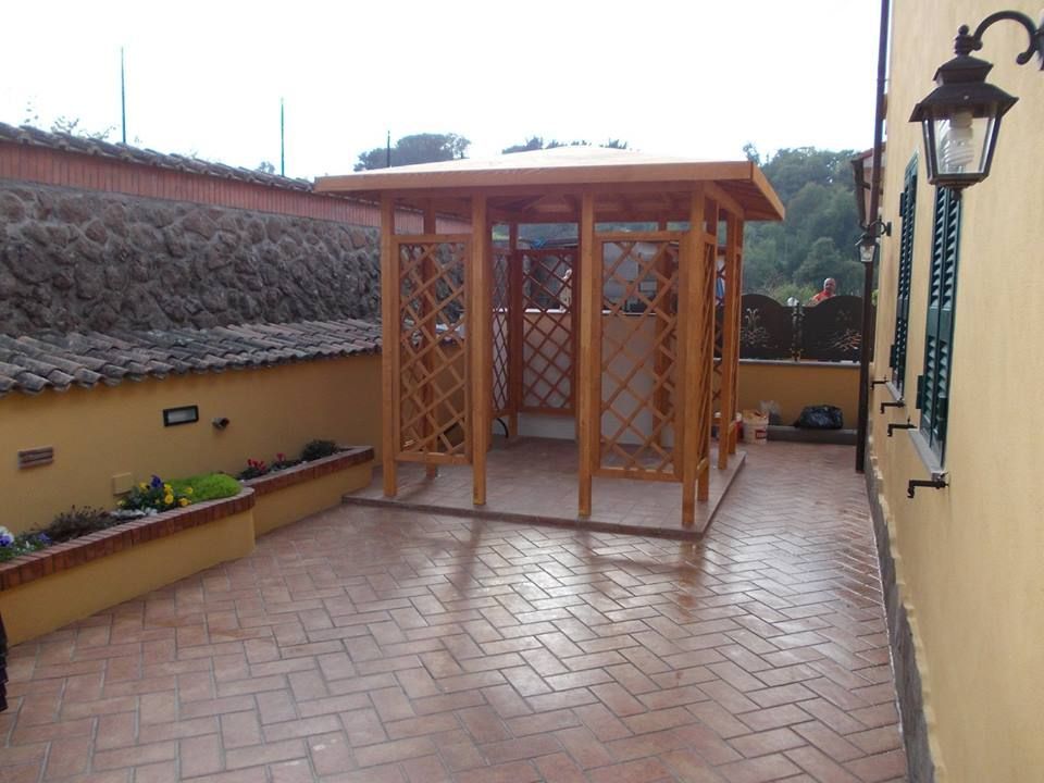 gazebo in legno