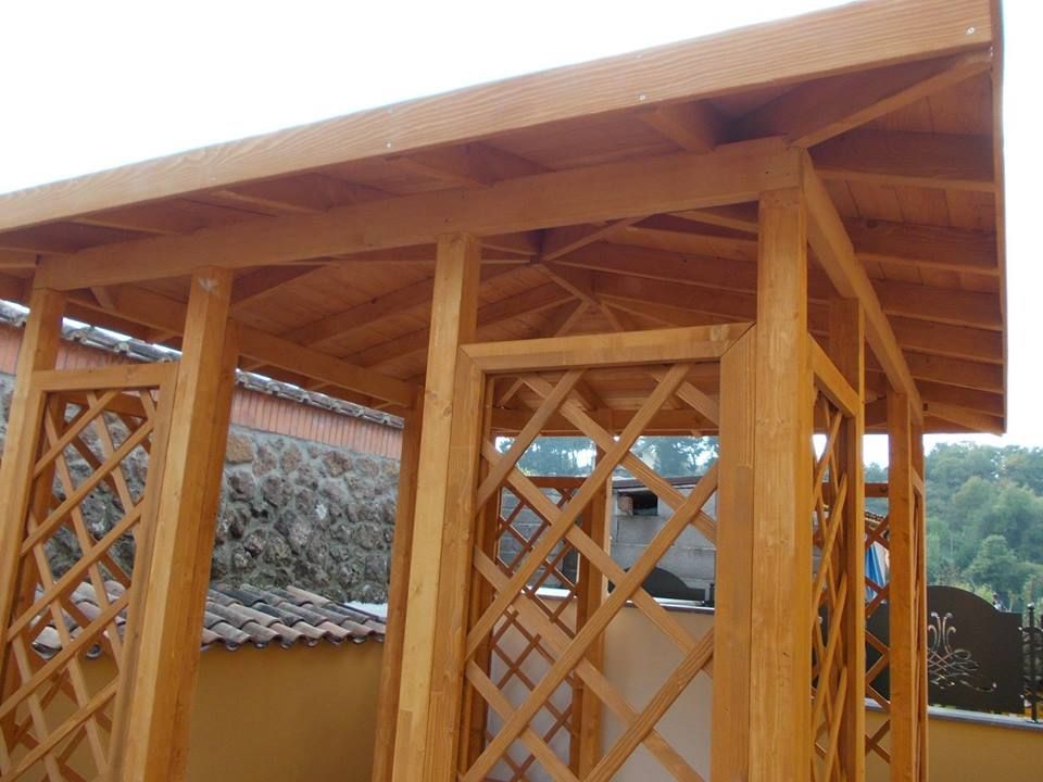 gazebo in legno