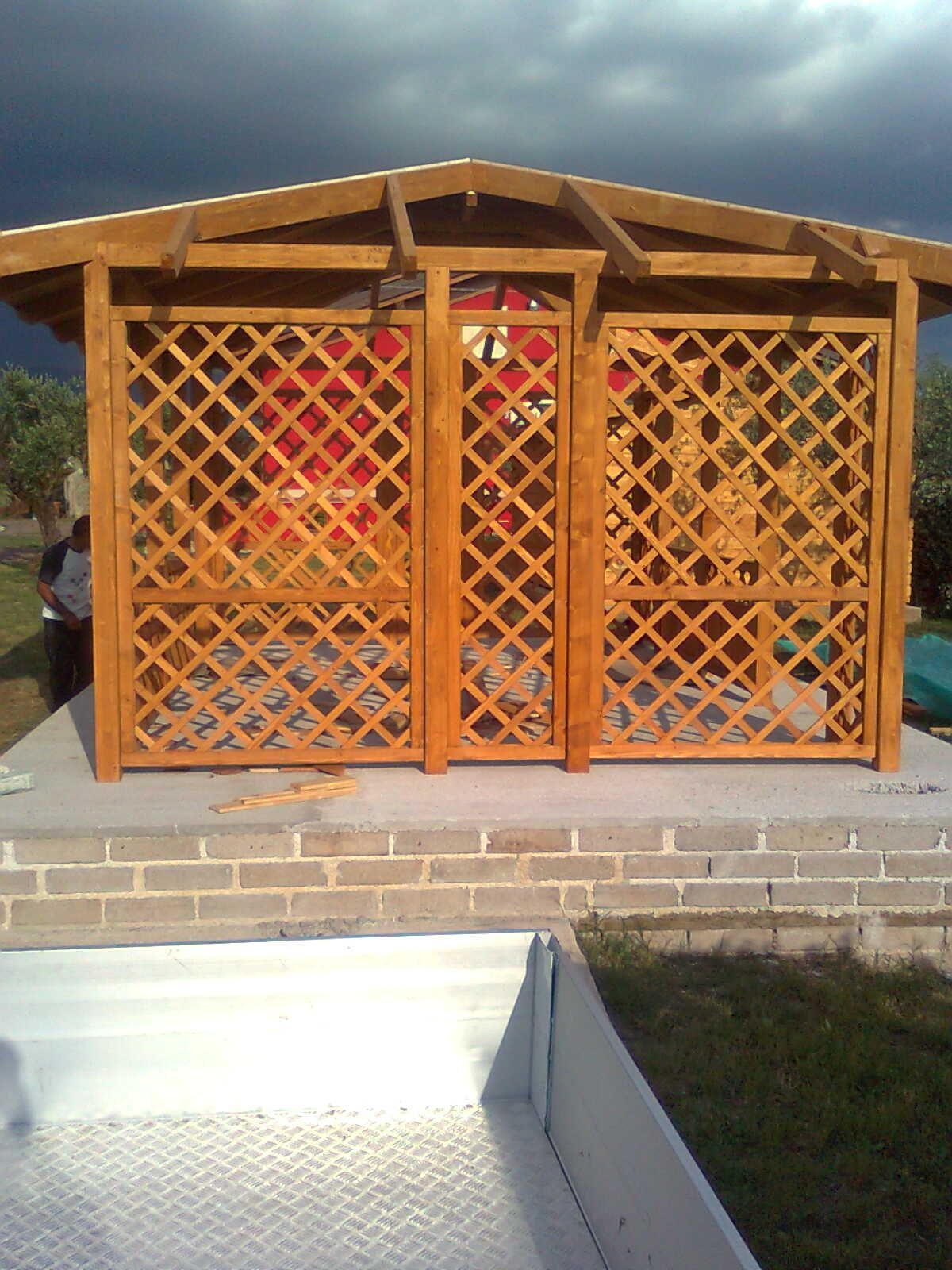 gazebo in legno