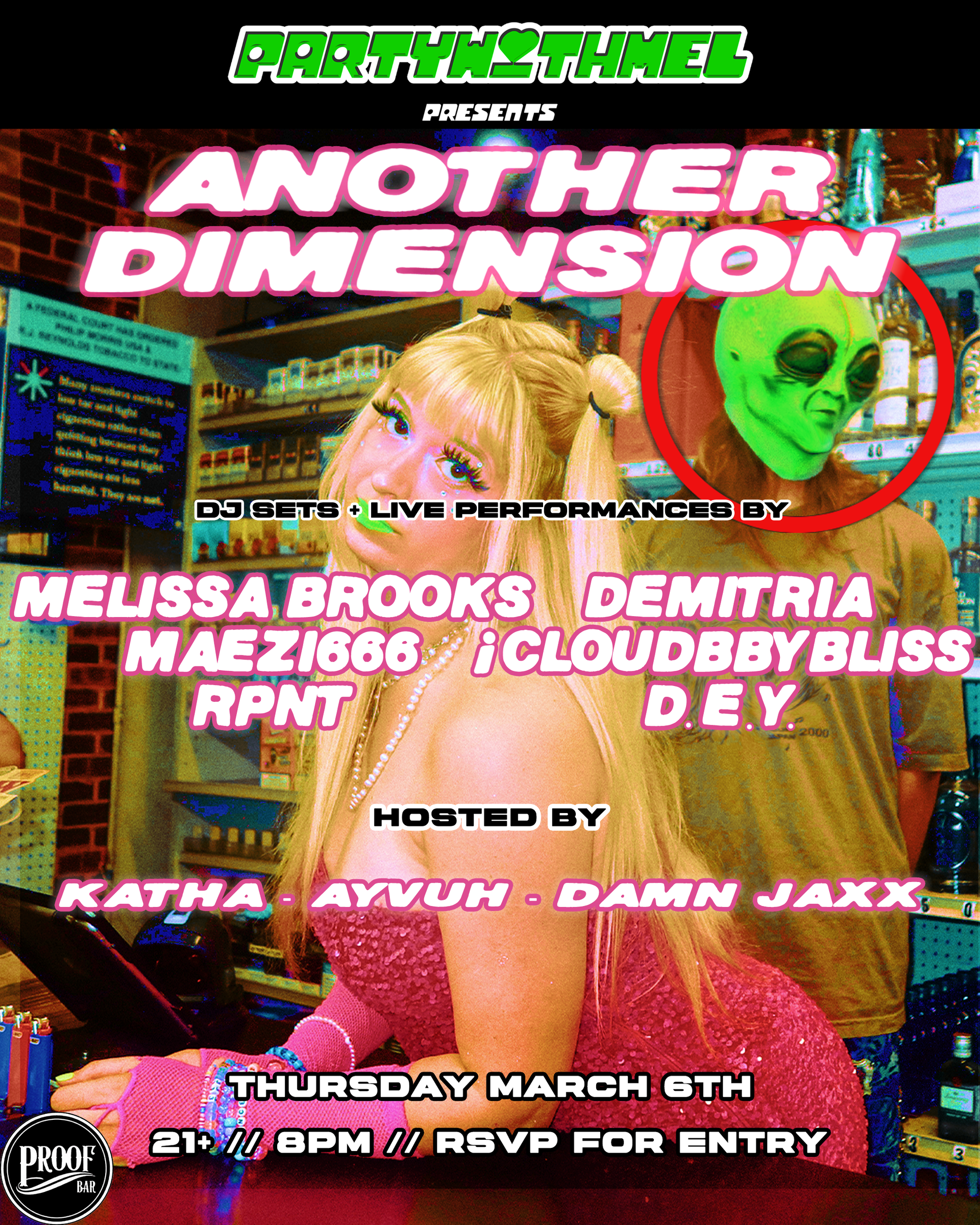 A poster for proof presents back in the alley