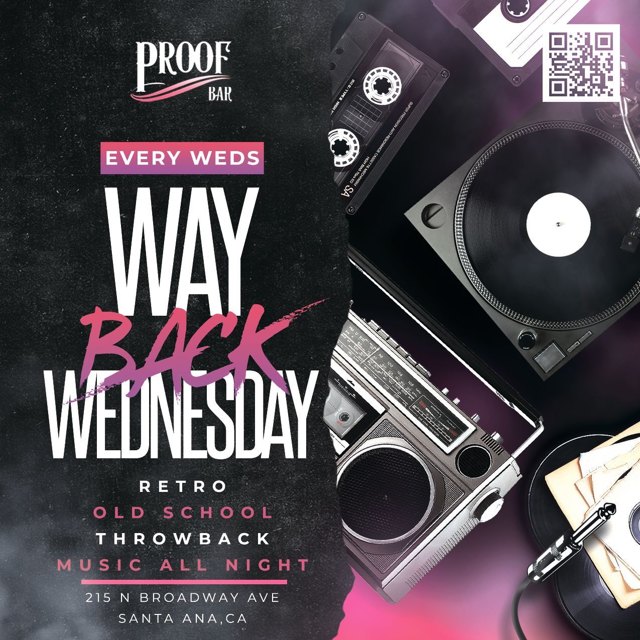 A poster for proof presents back in the alley