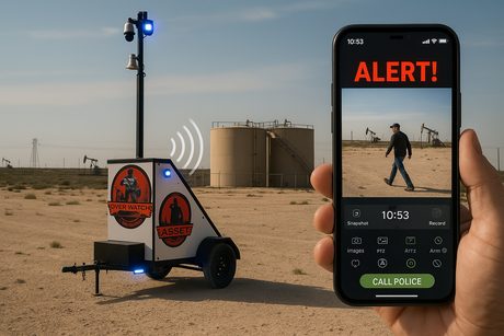 A person is holding a cell phone that says alert on the screen.