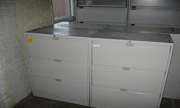 Used white cabinets