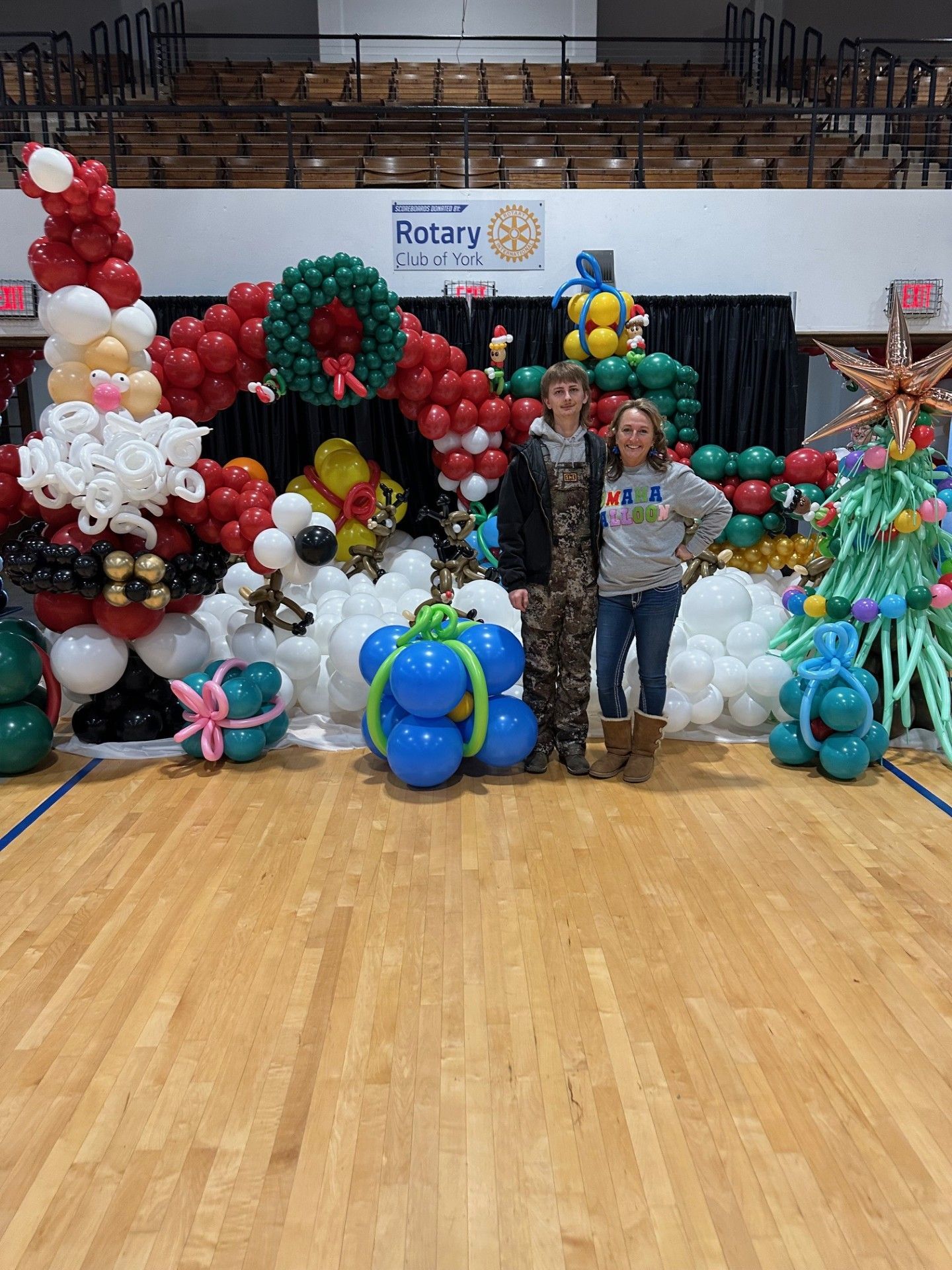Christmas Balloon Display