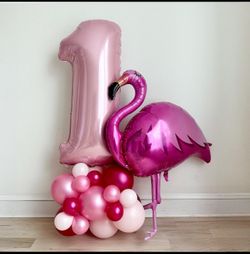 Grab and Go Balloons A pink 1 for a flamigo themed birthday party