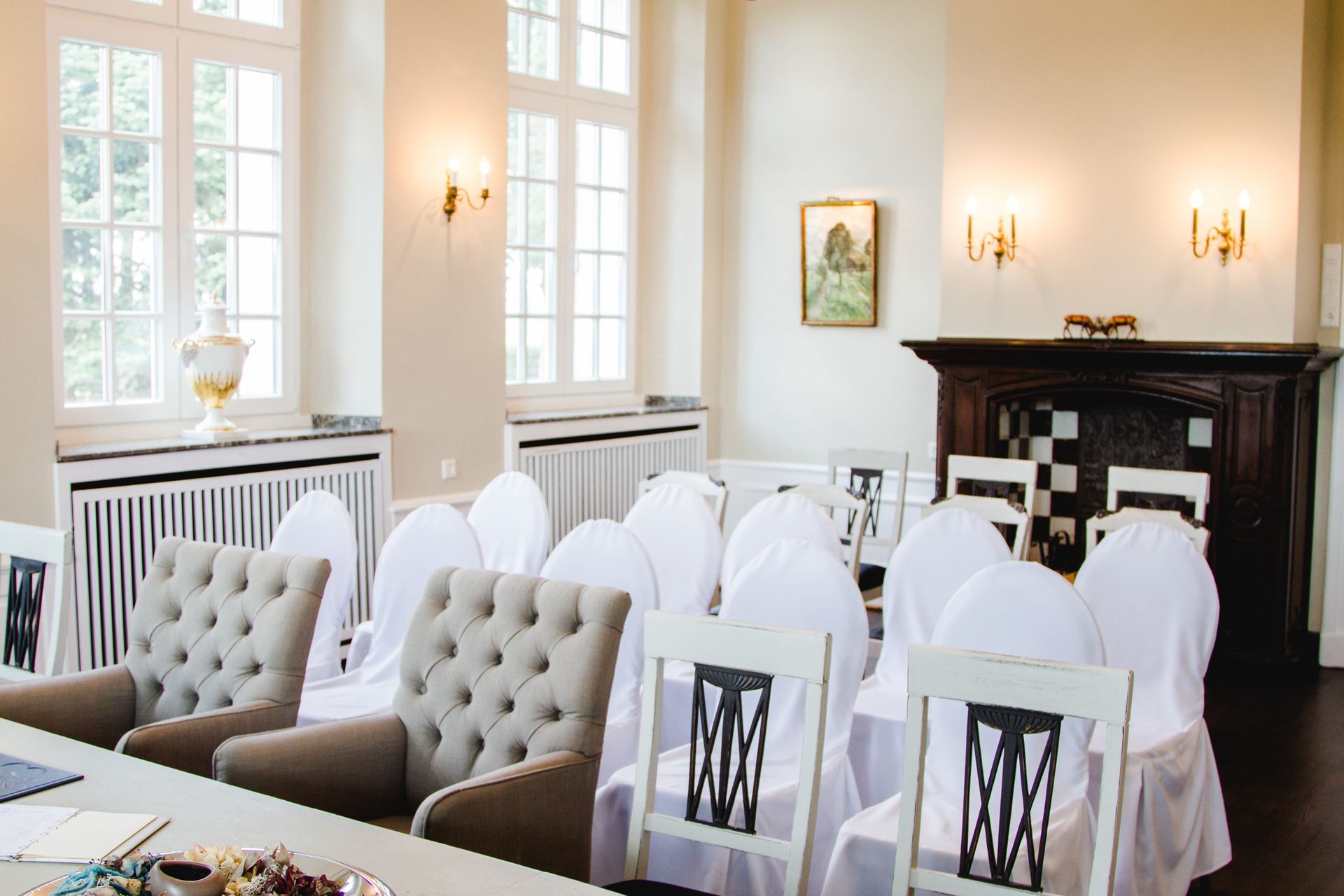 Tauzimmer auf Naus Neersdonk, Tönsivorst am Niederrhein