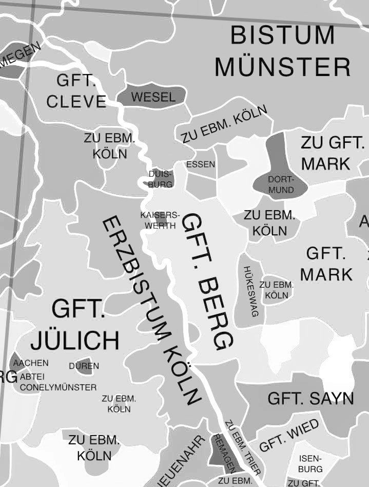 Haus Neersdonk, Bistümer und Grafschaften