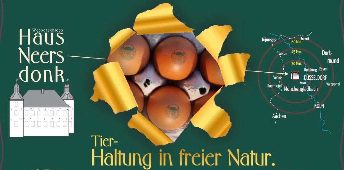 Tierhaltung in freier Natur auf Haus Neersdonk am NIederrhein