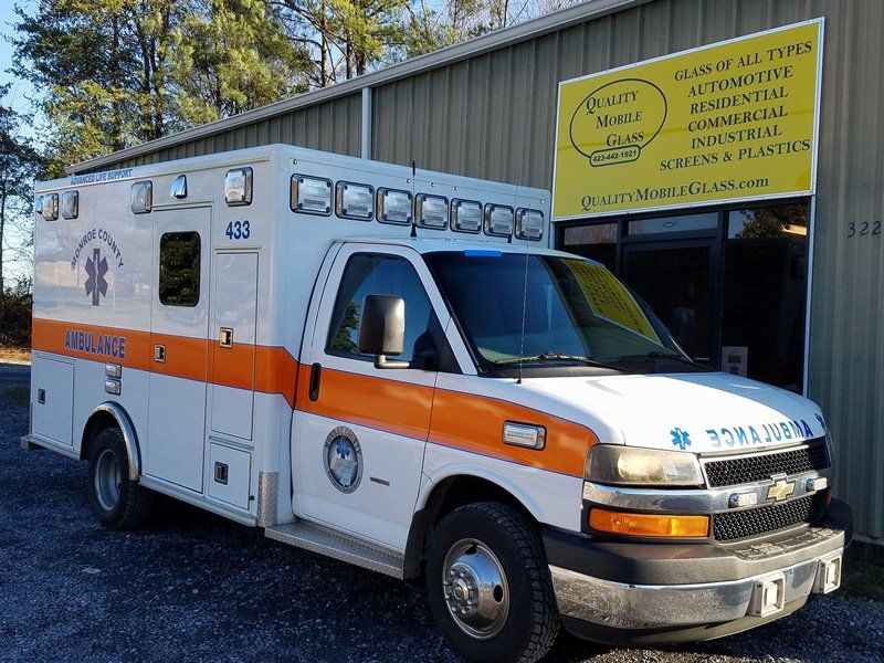 Ambulance Truck — Madisonville, TN — Quality Mobile Glass