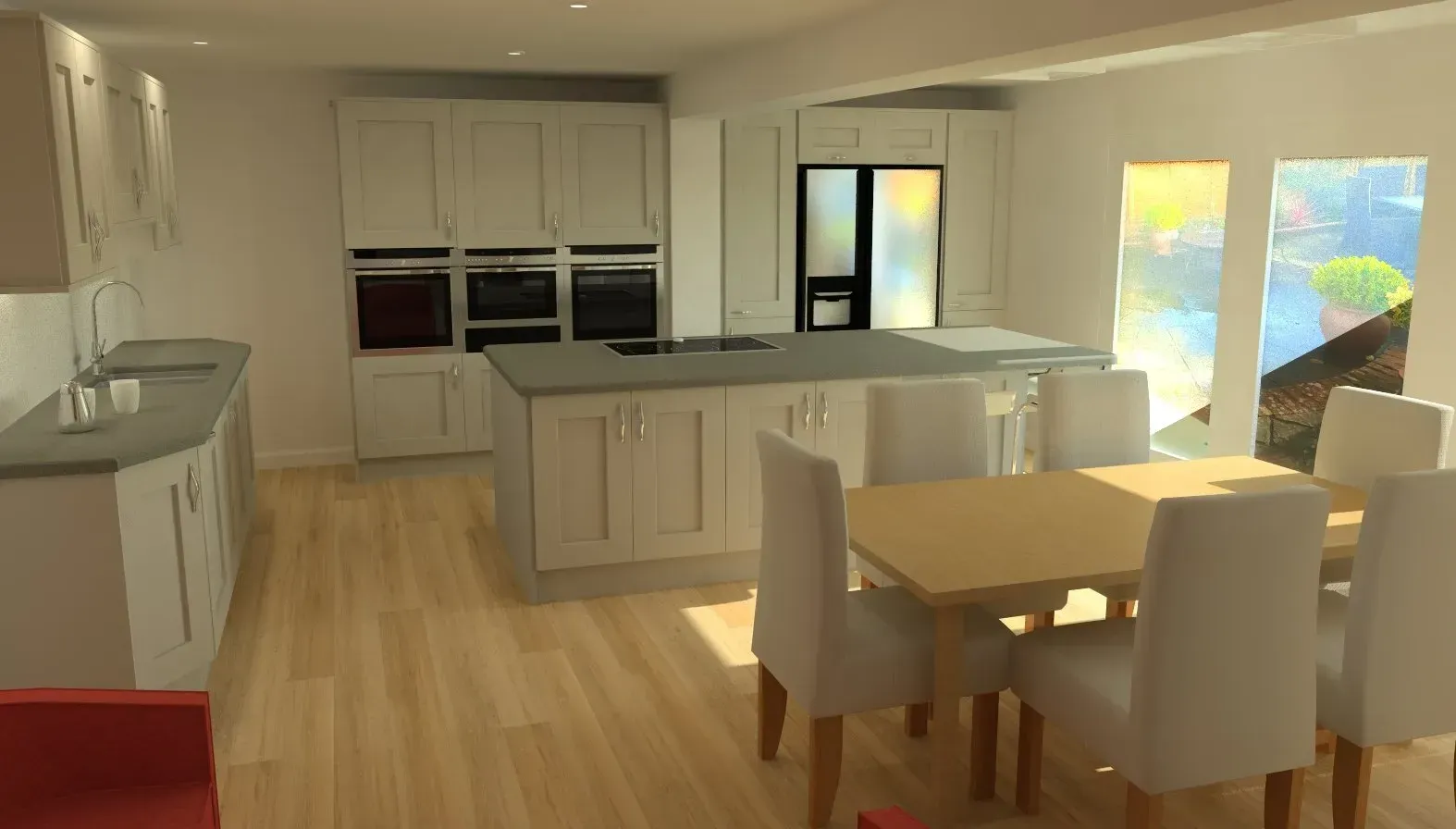 Martin Weaver Design, Clean & Cosy interior CAD design for Mrs & Mrs L