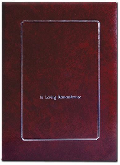 Remembrance sign-in book